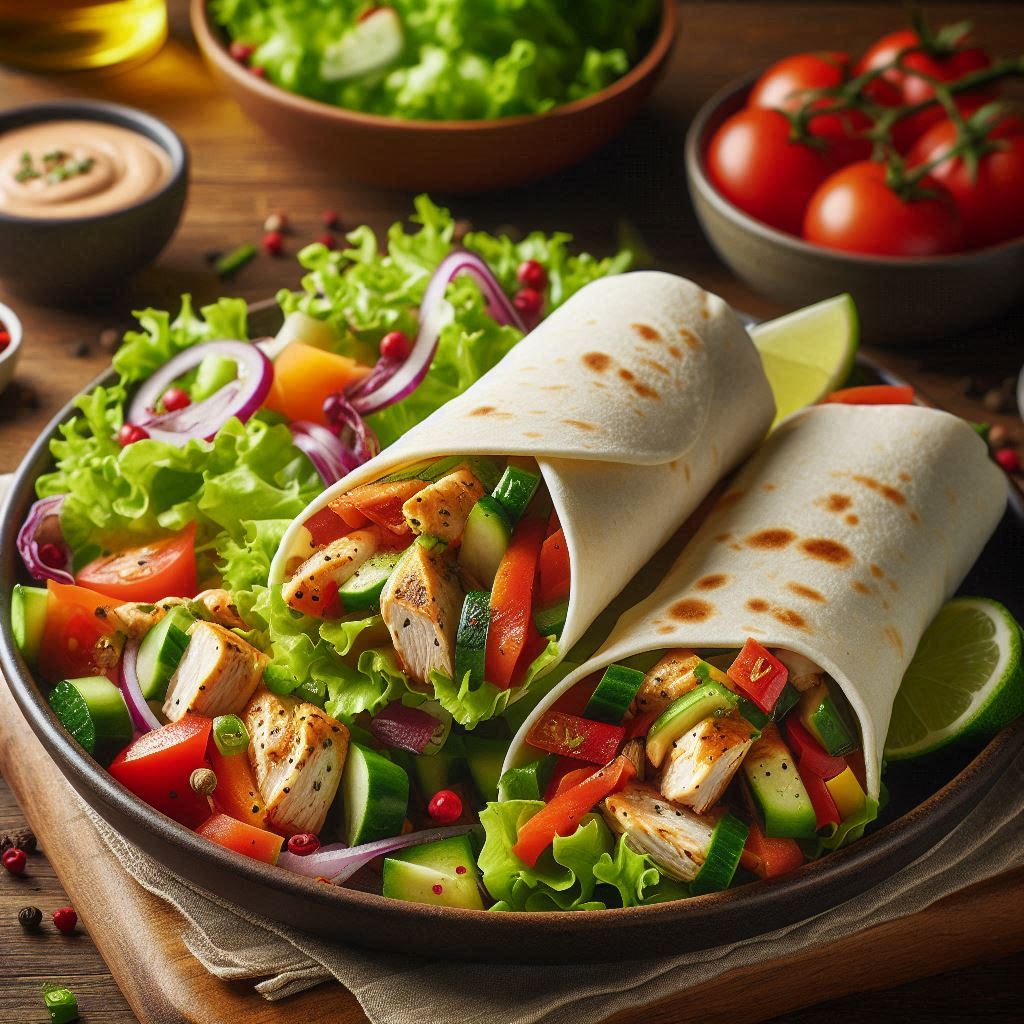 Ifvenli Chicken Wraps