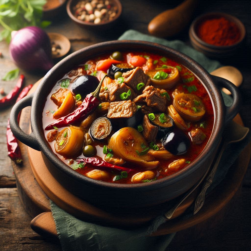 Sutu Okpoo Lamb & Eggplant Stew